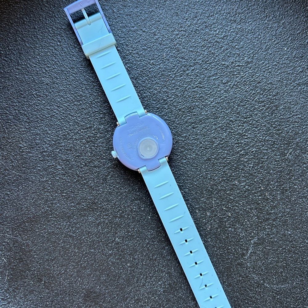 Swatch Kids Watch Flick Flak - Lavender and Glitter Pink - Picture 4 of 4